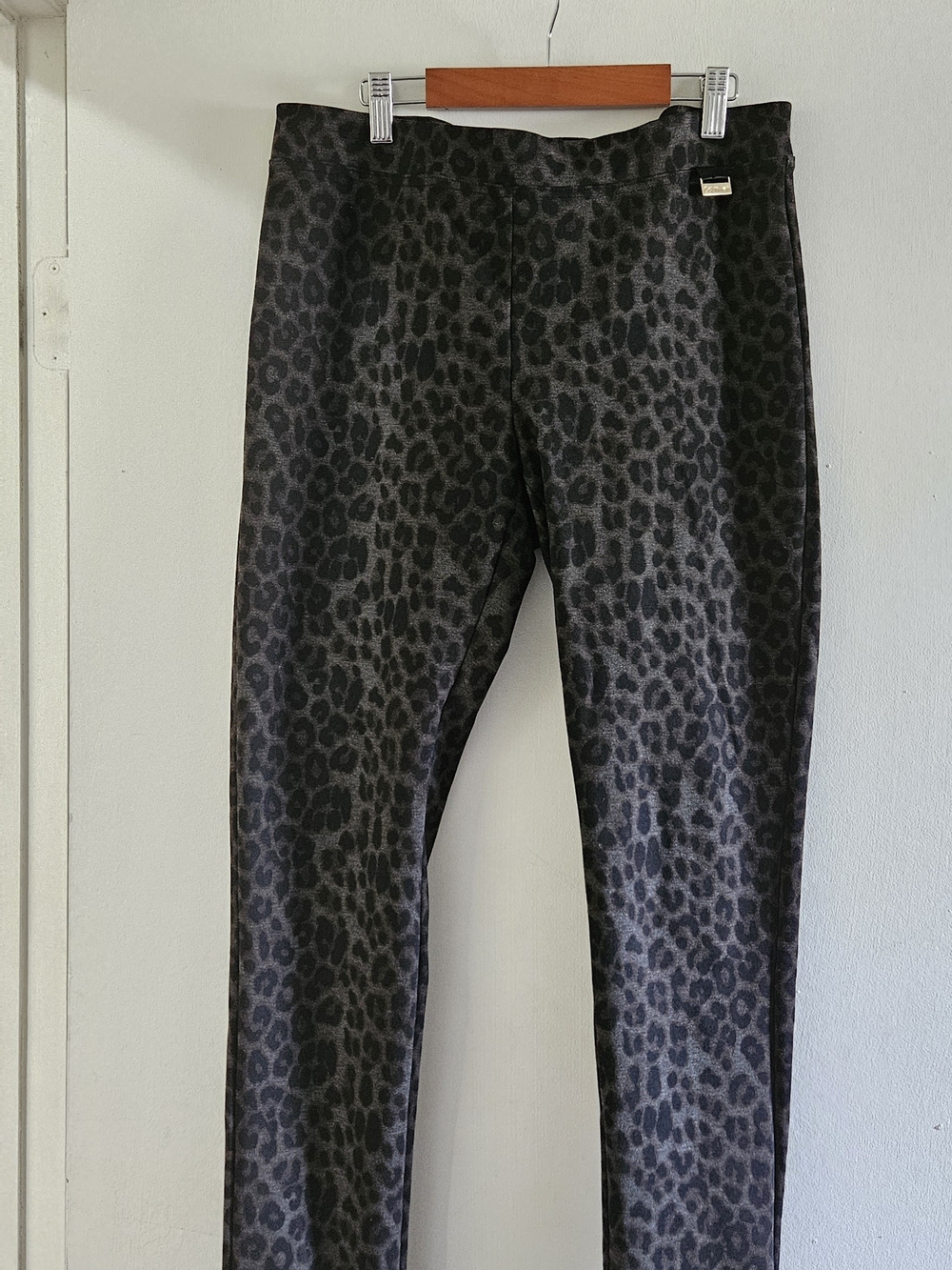 Calvin Klein Brown and Black Leopard Print Leggings